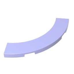 GDS-1276 - Tile 4 x 4 Curved, Macaroni