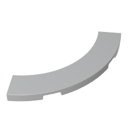 GDS-1276 - Tile 4 x 4 Curved, Macaroni