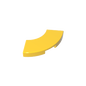 GDS-1277 - Tile 2 x 2 Curved, Macaroni