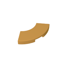GDS-1277 - Tile 2 x 2 Curved, Macaroni