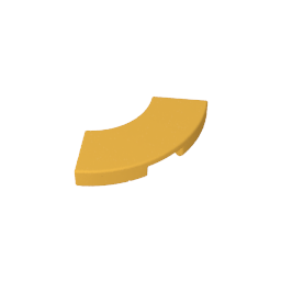 GDS-1277 - Tile 2 x 2 Curved, Macaroni