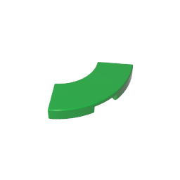 GDS-1277 - Tile 2 x 2 Curved, Macaroni