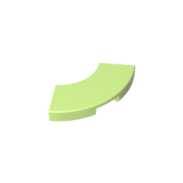 GDS-1277 - Tile 2 x 2 Curved, Macaroni