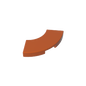 GDS-1277 - Tile 2 x 2 Curved, Macaroni