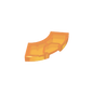 GDS-1277 - Tile 2 x 2 Curved, Macaroni