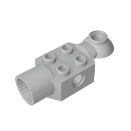 GDS-1286 - Technic Brick Special 2 x 2 with Pin Hole, Rotation Joint Ball Half [Horizontal Top], Rotation Joint Socket