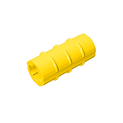 GDS-1287 - Technic Axle Connector Ridged [with x Hole x Orientation]
