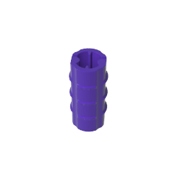GDS-1287 - Technic Axle Connector Ridged [with x Hole x Orientation]