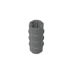 GDS-1287 - Technic Axle Connector Ridged [with x Hole x Orientation]