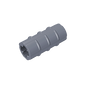 GDS-1287 - Technic Axle Connector Ridged [with x Hole x Orientation]
