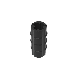 GDS-1287 - Technic Axle Connector Ridged [with x Hole x Orientation]