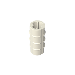GDS-1287 - Technic Axle Connector Ridged [with x Hole x Orientation]