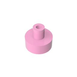 GDS-1291 - Tile Round 1 x 1 with Hollow Bar
