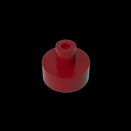GDS-1291 - Tile Round 1 x 1 with Hollow Bar