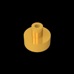 GDS-1291 - Tile Round 1 x 1 with Hollow Bar