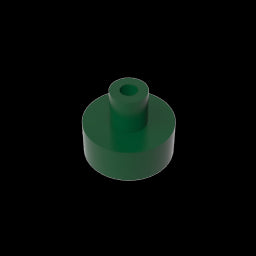 GDS-1291 - Tile Round 1 x 1 with Hollow Bar