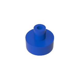 GDS-1291 - Tile Round 1 x 1 with Hollow Bar