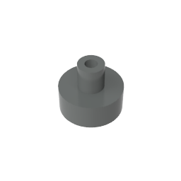 GDS-1291 - Tile Round 1 x 1 with Hollow Bar