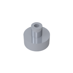 GDS-1291 - Tile Round 1 x 1 with Hollow Bar