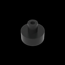 GDS-1291 - Tile Round 1 x 1 with Hollow Bar