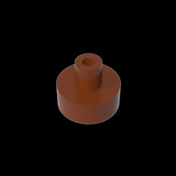 GDS-1291 - Tile Round 1 x 1 with Hollow Bar