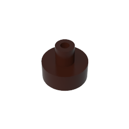GDS-1291 - Tile Round 1 x 1 with Hollow Bar