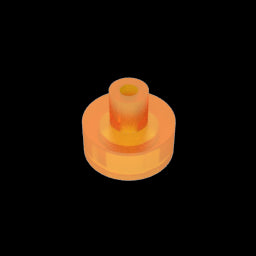 GDS-1291 - Tile Round 1 x 1 with Hollow Bar