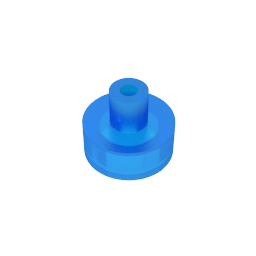 GDS-1291 - Tile Round 1 x 1 with Hollow Bar