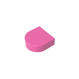 GDS-1292 - Tile 1 x 1 Half Circle