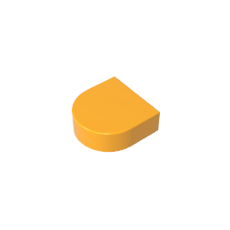 GDS-1292 - Tile 1 x 1 Half Circle
