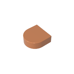 GDS-1292 - Tile 1 x 1 Half Circle
