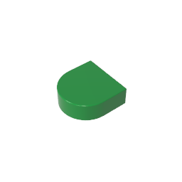 GDS-1292 - Tile 1 x 1 Half Circle
