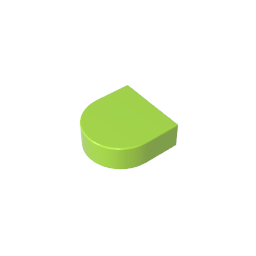 GDS-1292 - Tile 1 x 1 Half Circle