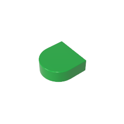GDS-1292 - Tile 1 x 1 Half Circle