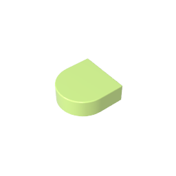 GDS-1292 - Tile 1 x 1 Half Circle