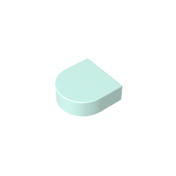 GDS-1292 - Tile 1 x 1 Half Circle