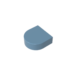 GDS-1292 - Tile 1 x 1 Half Circle