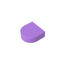 GDS-1292 - Tile 1 x 1 Half Circle