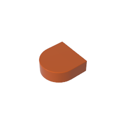 GDS-1292 - Tile 1 x 1 Half Circle