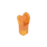 Transparent Bright Orange 182