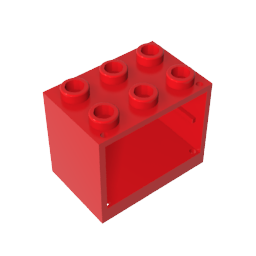GDS-1299 - Cupboard 2 x 3 x 2 with Solid Studs