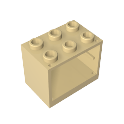 GDS-1299 - Cupboard 2 x 3 x 2 with Solid Studs