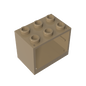 GDS-1299 - Cupboard 2 x 3 x 2 with Solid Studs
