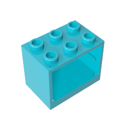 GDS-1299 - Cupboard 2 x 3 x 2 with Solid Studs