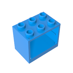 GDS-1299 - Cupboard 2 x 3 x 2 with Solid Studs