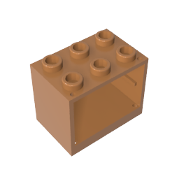 GDS-1299 - Cupboard 2 x 3 x 2 with Solid Studs