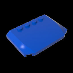 GDS-1302 - Slope Curved 4 x 6 x 2/3 Triple Curved with 4 Studs