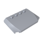 GDS-1302 - Slope Curved 4 x 6 x 2/3 Triple Curved with 4 Studs