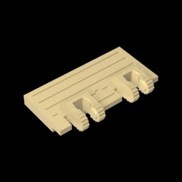 GDS-1306 - Hinge Train Gate 2 x 4 Locking Dual 2 Fingers without Rear Reinforcements