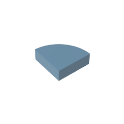 GDS-1307 - Tile Round 1 x 1 Quarter